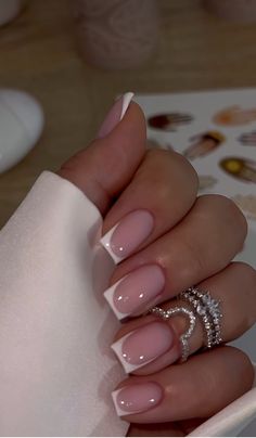 Short Acrylic Nails Designs, Pink Acrylic Nails, Square Acrylic Nails, Minimalist Nails, Fire Nails