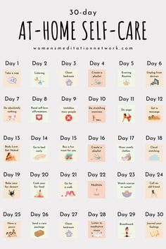 This is the ultimate DIY 30 Day at home self care challenge you must try! It is so simple yet has the power to change your life and make you feel better than ever. This challenge is designed to help you see the best of who you are. Follow womensmeditationnetwork.com for more self care tips and challenges! 30 Day Happiness Challenge, At Home Self Care, Home Self Care, Happiness Challenge