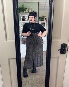 Spooky Outfits Plus Size, Plus Size Hippie Goth, Plus Size Goth Office Fashion, Alt Goth Outfits Plus Size, Business Goth Plus Size, 90s Alternative Fashion Plus Size, Gothic Business Casual Plus Size, Plus Size Goth Teacher Outfits, Alternative Professional Outfits Plus Size