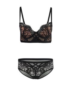 Diara Black Contour Balconette, 30A-38DD | Adore Me Lace Underwire Bra For Night Out, Underwire Bra With Contrast Lace, Underwire Lace Bra With Contrast Lace, Contrast Lace Underwire Bra, Lace Push-up Bra For Night Out, Underwire Bra With Padded Cups For Night Out, Black Contour, Chic Bra, Adore Me