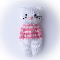 Knitted toys Hello Kitty Knitting Pattern Free, Knitting For Charity, Animal Knitting Patterns