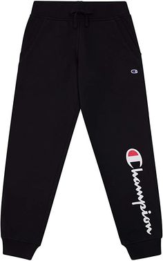 Brand new with tags. Coquette Clothes, Champion Sweats, Champion Sweatpants, Dream List, Black Sweatpants, Logo Black, Fleece Joggers, Christmas List, Jogger Pants