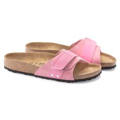 Oita Suede Leather White Birkenstock, White Birkenstocks, Birkenstock Styles, Oita, Candy Pink, Nubuck Leather, Antique White, Natural Leather, Signature Style