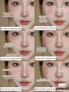 Teknik Makeup, Makeup Layout, Make Up Things, Skin Tone Makeup, Asian Makeup Looks, Sparkly Makeup, Simple Makeup Tips, Makeup Face Charts