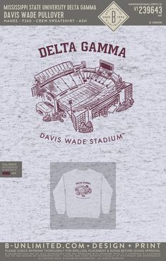 the front and back of a t - shirt with an image of a stadium