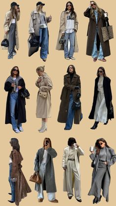 trench coat outfits ideas Trench Coat Casual, Trench Coat Outfit, Easy Outfit, Winter Outerwear, Outfit Winter, Coat Outfits, Winter Coats, Simple Outfits, Winter Coat