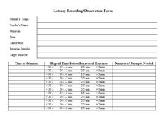 an employee record sheet with the time and date for employees to return their workdays