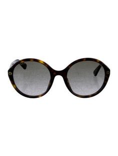 Gucci Round SunglassesBrown Tortoiseshell AcetateInterlocking G LogoGradient Lenses Gucci Women's Tortoiseshell Sunglasses, Black Round Sunglasses, Round Logo, Tortoise Shell, Round Sunglasses, Sunglasses Accessories, Lenses, Print Patterns, Gucci