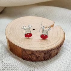 Fashion Element: Elk Style: Simple Female Earrings, Tree Earrings, Christmas Tree Earrings, Earring Tree, Watch Necklace, Elk, 925 Silver, Christmas Tree, Christmas