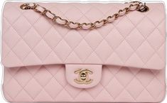 Luxury Pink Double Flap Bag, Pink Designer Double Flap Shoulder Bag, Designer Pink Double Flap Shoulder Bag, Pink Double Flap Shoulder Bag With Detachable Strap, Pink Evening Shoulder Bag With Cc Turnlock, Pink Evening Shoulder Bag With Cc Turnlock Closure, Elegant Pink Double Flap Bag, Classic Pink Rectangular Flap Bag, Pink Double Flap Bag For Evening