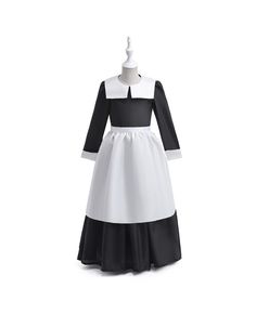 Get 10% off now! Buy children's black and white cosplay long sleeved dress halloween at cheap price online. Free stable shipping and pro custom service since 2009. Halloween Dress, Lovely Dresses, Gorgeous Dresses, I Dress, Beautiful Dresses, Flower Girl, Nice Dresses, Flower Girl Dresses, Long Sleeve Dress