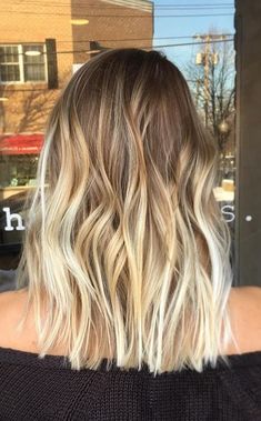 Blond Baylage, Hair Color 2017, Baylage Hair, Color Melt, Color Melting, Trendy Hair Color