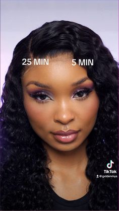 25 minute eyeshadow vs 5 minute eyeshadow Ucanbe Eyeshadow Palette Looks, One Eyeshadow Look Simple, Eyeshadow Placement, Eyeshadow Hacks, Simple Eyeshadow Tutorial, Eyeshadow Designs, Cut Crease Eyeshadow