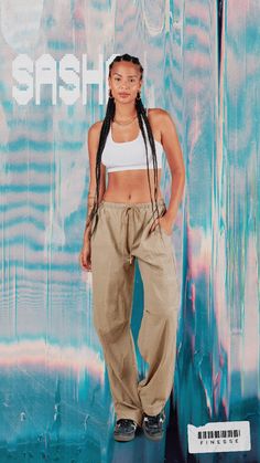 This 2 piece set is the ultimate vibe 👏 Comfy, sleek, and stylish - a white tank paired with parachute pants is the kind of look that gives off an effortless vibe that everyone will be trying to imitate 😌 Summer Parachute Pants With Pockets For Leisure, Summer Leisure Parachute Pants With Pockets, Casual Relaxed Fit Parachute Pants For Vacation, Trendy Summer Leisure Pants, Casual Cotton Parachute Pants For Vacation, Trendy Relax-fit Parachute Pants For Loungewear, Trendy Relaxed Fit Parachute Pants For Loungewear, Summer Streetwear Relaxed Fit Parachute Pants, Casual Summer Cargo Parachute Pants