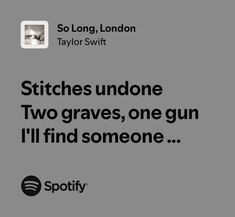 So Long, London Taylor Swift, Swift, London