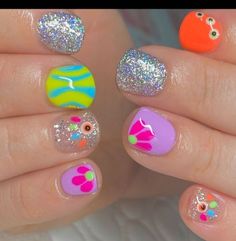 Elite Nails, Kids Nails, Magic Nails, Girly Acrylic Nails, Nail Studio, Hot Nails, Cool Nail Designs, Bad Bunny