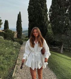 Chique Outfit, Shirt Dress Outfit, Europe Outfits, Chique Outfits, Style Preppy, Mom Outfits, Instagram Foto, Looks Vintage