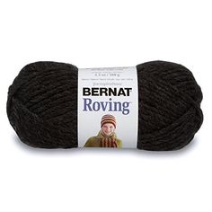 bernat roving yarn in black