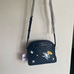 Brand New With Tags! All Original Packaging. This Bag Is So Cute. Perfect For Any Disney Lover! Kate Spade Disney Everyday Bag, Kate Spade Disney Style Everyday Bags, Disney Blue Shoulder Bag For Travel, Kate Spade Bag Black, Kate Spade Disney, Kate Spade Purse Black, Disney Alice In Wonderland, Kate Spade Crossbody Purse, Printed Purse