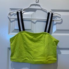 Brand New Still With Tags So In Perfect Condition -Smoke Free Home -Pet Friendly Home Yellow Sporty Crop Top For Summer, Sporty Yellow Crop Top For Summer, Yellow Tank Top For Summer Sports, Yellow Summer Sports Tank Top, Yellow Sports Tank Top For Summer, Yellow Workout Tops For Summer, Summer Workout Yellow Tops, Trendy Green Tank Top For Sports, Yellow Tank Top For Sports In Spring