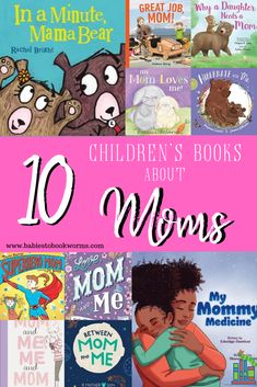 children's books about moms with text overlay