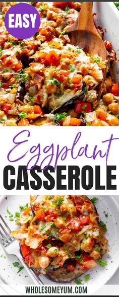 Eggplant Casserole Eggplant Casserole Healthy, Squash Eggplant Recipe, Eggplant Casserole, Healthy Chicken Casserole, Healthy Casserole, Best Macaroni Salad, Healthy Casserole Recipes