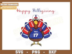 a turkey with an american flag on it's head and the words happy thanksgiving