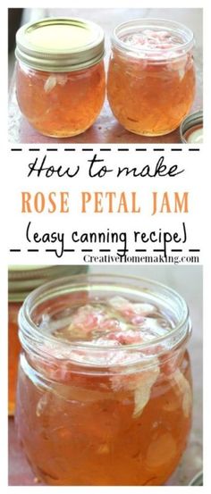 how to make rose petal jam easy canning recipe