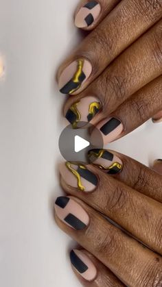 ATL Nail Tech/Nail Artist on Instagram: "Which Black and Gold look do you prefer? 
.
Both Structure Gel Manicures Using @ibdbeauty 
.
.
#atlnails #atlnailsalon #hapevillenails #nailedit #nailsnailsnails #bluenails #nailart #nailartist #tahradidthem #naturalnails #hapevillega  #nailpro #nailtechnician  #nailtechlife #hapevillenailsalon #artdeco #holidaynails #2025nails"