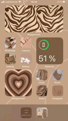 an iphone screen showing different types of chocolates and other things in the background, including hearts