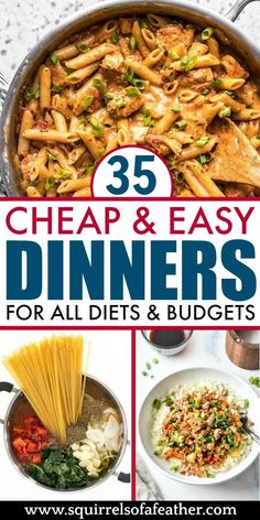 25 cheap and easy dinner ideas for all diets and budget conscious people to eat