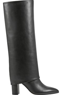 Marc Fisher LTD Leina Foldover Shaft Pointed Toe Knee High Boot (Women) | Nordstrom Wide Calf Knee-high Boots With Stacked Heel For Evening, Chic Knee-high Boots With Stacked Heel And Snip Toe, Chic Knee-high Boots With Snip Toe And Stacked Heel, Modern Leather Knee-high Boots With Stacked Heel, Wide Calf Mid-calf Boots For Formal Occasions, Wide Calf Knee-high Boots With Sculpted Heel For Business, Wide Calf Knee-high Boots With Block Heel For Evening, Business Wide Calf Knee-high Boots With Sculpted Heel, Formal Knee-high Boots With Block Heel In Faux Leather