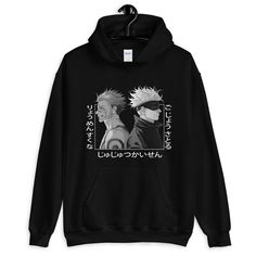 Satoru Gojo Vs Sukuna Yuji Itadori Jujutsu Kaisen Manga Anime Unisex Hoodie Everyone needs a cozy go-to hoodie to curl up in, so go for one that's soft, smooth, and stylish. It's the perfect choice for cooler evenings! • 50% pre-shrunk cotton, 50% polyester • Fabric weight: 8.0 oz/yd² (271.25 g/m²) • Air-jet spun yarn with a soft feel and reduced pilling • Double-lined hood with matching drawcord • Quarter-turned body to avoid crease down the middle • 1 × 1 athletic rib-knit cuffs and waistband Anime Print Hoodie For Cosplay With Crew Neck, Jjk Hoodie, Sukuna Yuji, Jujutsu Kaisen Hoodie, Gojo Vs Sukuna, Anime Long Sleeve Hoodie Fan Merchandise, Jujutsu Kaisen Manga, Sarcastic Clothing, Black Anime Print Crew Neck Hoodie