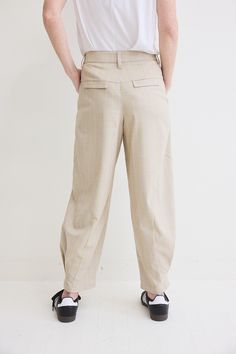 The devil is in the details. These tapered pants have a relaxed fit. Made with our iconic Core nylon fabric, these pants feel like loungewear. Tapered leg Belt loops 2 side pockets Vertical seams Relaxed Fit Sweatpants With Tapered Leg And Patch Pockets, Tapered Trousers With Pockets, Spring Relaxed Fit Tapered Leg Parachute Pants, Baggy Tapered Leg Loungewear Pants, Chic Bottoms With Patch Pockets And Tapered Leg, Tapered Leg Bottoms With Belt Loops And Relaxed Fit, Tapered Pants With Pockets, Straight Pants With Patch Pockets, Relaxed Fit Trousers With Patch Pockets