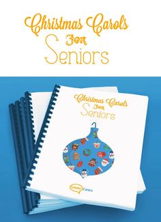 Christmas Carols Booklet for Senior Care - 22 Carols 8 Hymns Elderly Activities, The Residents, Christmas Carols, Senior Care, Song Book, Free Activities, Home Activities