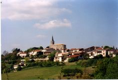 a small village on top of a hill