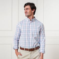 Our classic long sleeve button down shirt is cut from soft stretch organic cotton poplin that has been sueded for extra softness. Features a functional chest pocket, center front button closure, and small canvas logo label at the inner placket. Perfect on its own or paired with one of our fabulous sweaters. 98% Organic Cotton, 2% Spandex, exclusive of trims. Garment is 100% GOTS-Certified Organic. Learn more about our certifications here. Left chest pocket. Small canvas logo label at inner butto Classic Relaxed Fit Flannel Shirt For Spring, Cotton Button-up Dress Shirt For Fall, Fall Cotton Button-up Dress Shirt, Cotton Dress Shirt With Button Closure For Fall, Classic Spring Flannel Shirt For Everyday, Casual Fitted Dress Shirt For Everyday, Fitted Cotton Dress Shirt For Everyday, Casual Long Sleeve Cotton Dress Shirt, Classic Flannel Shirt With Button Closure For Spring