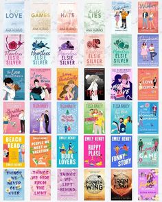 there are many different books in this book cover collage, each with an individual's favorite character