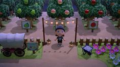 an animal crossing game is shown in this screenshot