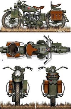 Harley Davidson Blueprint, 3d Karakter, Vintage Harley Davidson Motorcycles, Harley Davidson Vintage