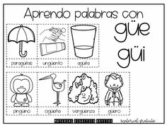 spanish worksheet with pictures and words for the children to use in their own language