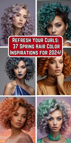 Spring into 2024 with a fresh burst of color for your curls! Explore our curated collection of hair color inspirations, from sun-kissed auburn to cool pastel rainbows. Find the perfect shade to refresh your look and embrace the vibrant energy of the season. Whether you're seeking subtle highlights or a bold transformation, our guide has something for every curly-haired beauty. Get ready to elevate your spring style! Hair Ideas For Brunettes, Spring Hair Color Trends, Honey Balayage, Two Tone Hair, Perfect Hair Color, Honey Blonde Highlights, Spring Hair Color, Spring Hair, Beige Blonde