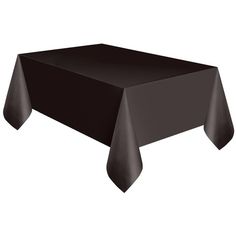 a black tablecloth on a white background