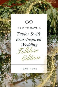 How to Have a Taylor Swift Eras-Inspired Wedding Folklore Edition Folklore Themed Wedding, Folklore Wedding Theme, Taylor Swift Inspired Wedding Invitation, Taylor Swift Wedding Signage, Folklore Aesthetic Wedding, Taylor Swift Wedding Vows, Taylor Swift Wedding Inspiration, Taylor Swift Quotes For Wedding, Taylor Swift Shower Ideas