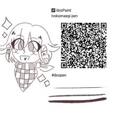 a qr code for an anime character