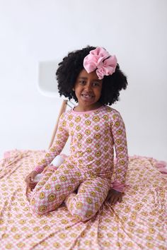 Get ready to dream big with the Blushin' Checkers Dream Set! This long sleeve dream set features a playful smiley face and blush checkered print. Made with soft and comfortable bamboo material, this dream set will have you feeling cozy and stylish at the same time. Sweet dreams ahead! Made from the softest and most breathable seasonal bamboo viscose material, your babe won't want to take this off! Designed for all the love and extra snuggles! Sleep and play with zero irritation with our tag-less Dream Blanket, Boys Boxers, Bamboo Material, Bodysuit Dress, Checkered Print, Checker Print, Dream Baby, Bubble Romper, Kids Sleep