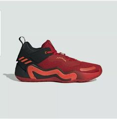 [GZ5524] new Mens sz 13.5 Adidas D.O.N. Issue 3. Donovan Mitchell, Adidas Athletic Shoes, Adidas Brand, Sneaker Release, Hot Sneakers, Pharrell Williams, Red Adidas, Shoes Sneakers Adidas, Adidas Online