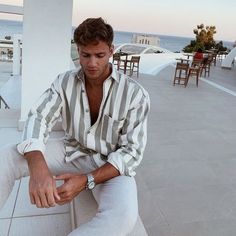 Vacation Outfits Men, Europe Outfits, Stylish Men Casual, Italy Outfits