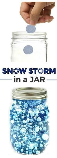 FUN SCIENCE: Make a snow storm in a jar. How cool! (Winter science for kids) #winter #scienceforkids #kidexperiment Wallpapper Iphone, Cool Winter, Preschool Science, E Mc2