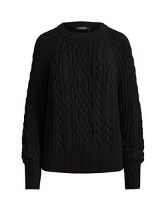 Lauren Ralph Lauren L87609 Womens Black Cable-Knit Dolman-Sleeve Sweater Size L Details & Care 100% Cotton Knitted, cable stitch, lightweight knit, no appliqués, solid color, round collar, long sleeves, no pockets Black Cable Knit Sweater, Dolman Sleeve Sweater, Cable Stitch, Ralph Lauren Womens, Lightweight Knit, Dolman Sleeve, Round Collar, Lauren Ralph Lauren, Cable Knit